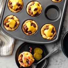 some tasty looking pastries in a muffin tin