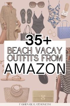 the cover of 35 beach vacay outfits from amazon