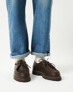 Paraboot Michael, Men Fashion Casual Outfits, Inception, Brown Shoe, Clothing Co, Mens Street Style, Modern Classic, Shoe Collection