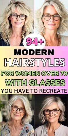 Haircuts With Glasses, Over 50 Haircuts, 40 Year Old Women, Women With Glasses, 70 Hairstyles, Tousled Bob, Hair Mistakes