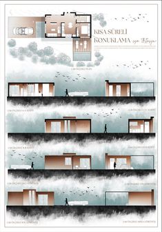 an architectural diagram showing the different sections of a house and how they are used to make it