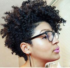 Love this!! Cute Short Natural Hairstyles, Big Chop, Twist Out, Natural Hair Inspiration