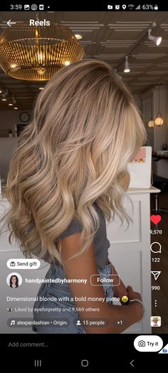 Champagne Blond, Hair Styles For Long Hair, Blonde Hair Colors, Styles For Long Hair, Blond Balayage, Beautiful Blonde Hair, Blonde Hair Inspiration