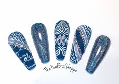 Traditional Hmong Motif/ Hmong Batik/ Holo Nails/ Press on Etsy All Nails, Holo Nails, Orange Wood, Nail Photos, Ballerina Nails, Star Nails, Nail Sizes, Nail Shapes