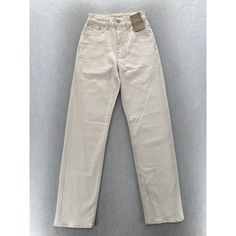 Madewell Curvy 90s Straight Jeans Women's 23 Beige Denim High Rise Stretch Nwt Please Note These Jeans Has A Spot That Should Come Out In The First Wash. The Item Shown In The Pictures Is The Exact Item You Will Receive. Please See All Pictures For Measurements! Condition Notes: Whether This Item Is New Or Pre-Owned We Encourage You To View All Of The Pictures Provided For Measurements And Or Any Noticeable Flaws. We Suggest You Compare The Measurements To Your Favorite Clothes To Ensure A Great Classic High Rise Beige Jeans, Basic Straight Leg Jeans For Summer, Casual Beige Straight Leg Jeans, Cream Jeans For Everyday Spring Wear, Classic Beige Jeans For Everyday Wear, Beige Jeans For Everyday Spring Wear, Classic Beige Jeans For Everyday, Casual Beige Jeans For Everyday, Classic Cream Jeans For Spring