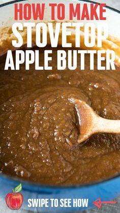 how to make stovetop apple butter