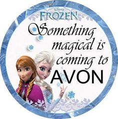 an image of two frozen princesses with the words, something magic is coming to avan