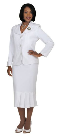 Ben Marc Modern Church Suit Fully Lined Church Suit Style: 78095 Rounded notch collar jacket and pleated skirt with rhinestone brooch IN STOCK, READY TO SHIP Call to place GROUP ORDERS (929-600-1826) Skirt Suits For Women, First Lady Church Suits, Plus Size Suit, Cutout Skirt, Knit Suits, Women Church Suits, Plus Size Work, Black Church, Church Fashion