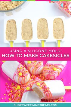 how to make cake pops using a silicone mold