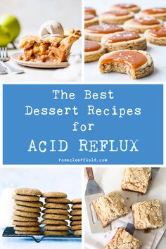 the best dessert recipes for acid reflux