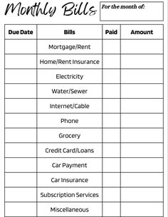 a table with bills and other items for the bill payment system, including credit cards