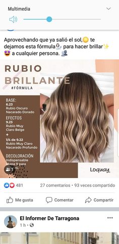 Mechas Color Beige, Aveda Hair Color, Aveda Hair, Lip Beauty, Curly Hair Tips, Love Hair, Beach Hair