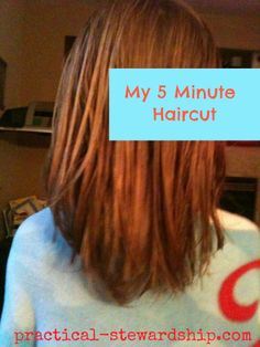 Diy Easy Haircut, Long Layered Haircuts At Home, Diy Medium Haircut, Easy Diy Haircut, Diy Girls Haircut, Ponytail Haircut Method Diy Hair, Pigtail Haircut Method, How To Haircut By Myself, Cut Layers In Your Own Hair