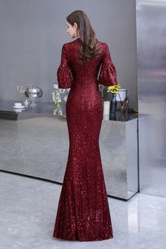 Affordable Evening Dresses, Dinner Dresses, Burgundy Evening Dress, Dress Display, Wedding Dress Boutiques, Prom Dresses With Pockets, Evening Dresses Online, Corset Dress Prom, Dress Mermaid