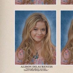 Yearbook Photo, Alison Dilaurentis, Sasha Pieterse, A Level Art Sketchbook, Yearbook Photos, Relatable Crush Posts, Mean Girls