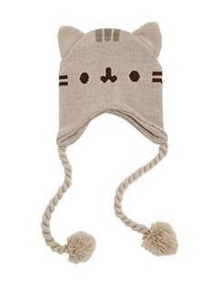 PRICES MAY VARY. 100% Acrylic Pull-On closure Hand Wash Only Pusheen The Cat, Cat Beanie, Pusheen Cat, Cat Hat, Kawaii Cat, Crochet Cat, Cute Hats, Pusheen, Crochet Beanie