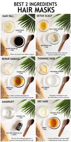 Natural Mask For Hair, Home Hair Treatments, Hair Masks At Home, Homemade Hair Mask Recipes, Best Hair Masks, Hair Mask Recipe, Homemade Hair Mask, Clean Scalp, Best Hair Mask