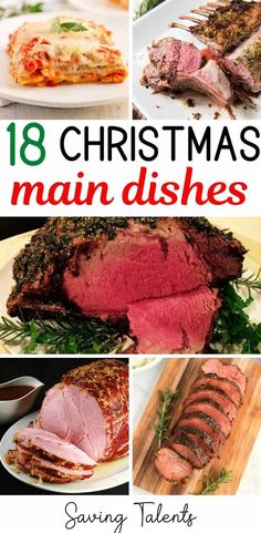 Throwing a Christmas dinner party or cooking a special Christmas Eve dinner?  Here are some delicious recipe ideas for Christmas dinner this holiday season!  These ideas for main dishes will make your Christmas dinner or Christmas party a success! #MovieMarathonMunchies Christmas Dinner Main Course, Christmas Beef, Holiday Dinner Recipes, Christmas Main Dishes, Christmas Meal, Table D Hote, Christmas Main, Christmas Dinner Menu, Cheap Recipes