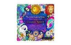 the book cover for mythrophic color and discovery cosmic spirit, with an image of