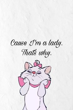 an image of a cartoon character with the caption cause i'm a lady that's why