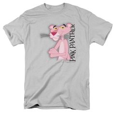 Officially Licensed Merchandise. Printed in the U.S.A. 100% Cotton High Quality Pre Shrunk Machine Washable T Shirt Design Will Not Fade, Crack or Peel After Multiple Washes. State of the Art Digitally Printed Clothing. Made to Order. Takes 2-5 Business Days to Make to Perfection. The Pink Panther, Cat Kids, 80s Cartoons, Pink Panther, Pink Panthers, Vintage Cartoon, Cat T, Navy Pink, Cat Tshirt