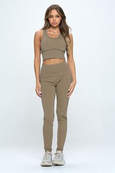 Be fashion-forward at the gym with our ❤️GYPSY FOX-Two Piece Activewear Set. This sleek set features a trendy cut out detail, adding a touch of style to your workout routine. Stay comfortable and chic with our high-quality, durable material. PRODUCT MEASUREMENTS (INCH) 🔷 🔷Runs True ⏹️Runs Small 🌗In between 🟡Runs Large 🌀Junior Size 🅾️One Size Fabric Contents: 92% Polyester 8% Spandex Sports Bra And Leggings, Activewear Sets, Athleisure Wear, High Rise Leggings, Quick Workout, Sport Bra, Romper Dress, Active Women, Athletic Wear