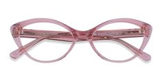 Crystal Pink horn eyeglasses available in variety of colors to match any outfit. These stylish full-rim, small sized acetate eyeglasses include free single-vision prescription lenses, a case and a cleaning cloth. Pink Glasses Frames Zenni, Pink Eye Glasses, Fire Glasses, Cat Eye Crystal, Glasses Inspo, Pink Eyeglasses, Pink Glasses, Sparkly Eyes, Discover Your Style