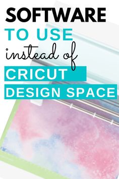 software to use instead of cricut design space with cricut machine in background Cricut Tips And Tricks, Cricut Apps, Design Software Free, Free Design Software, Cricut Explore Air Projects, Cricut Cuttlebug, Cricut Supplies