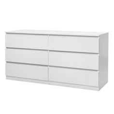 a white dresser with four drawers