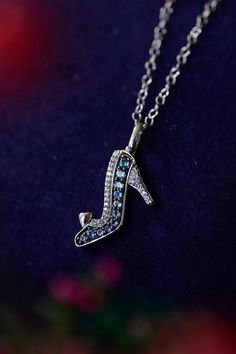 Diamonds catch the light and bring the shine to you. While crisp blue topaz reflects the grace of everlasting love. Gift this truly shining beauty to your deepest love. || Style #PDO8877 || #EnchantedDisneyFineJewelry #Disney #cinderella #cinderella70thannaversiary #slipper #slipperpendant #bluetopaz #diamond #elegance #Cinderellafashion #cinderellapendant #thecollectorsedition Disney Enchanted, Enchanted Disney, Enchanted Jewelry, Enchanted Disney Fine Jewelry, Disney Fine Jewelry, Cinderella Shoes, Disney Cinderella, Disney Day, 70th Anniversary