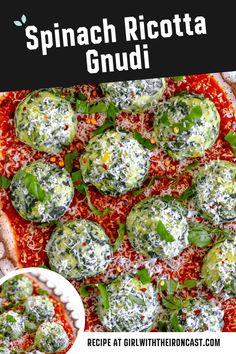 spinach ricotta gnodi is an easy and delicious appetizer