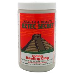 Health & Beauty  World's Most Powerful Facial  100% Natural Calcium Bentonite Clay  Feel Your Face Pulsate!  Facials, acne, bodywraps, clay baths, foot soaks, chilled clay for knee packs. Handy for insect bites! Enjoy the benefits of clay in your own home. Beautify and refresh just as Cleopatra used clay in her beauty ritual in ancient Egypt.  Aztec Secret Indian Healing Clay helps to remove impurities and dirt from the pores. Deep pore cleansing of the skin. Aztec Clay Mask, Aztec Secret Indian Healing Clay, Calcium Bentonite Clay, Indian Healing Clay, Mask For Oily Skin, Healing Clay, Body Mask, Green Clay, Bentonite Clay