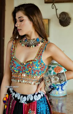 Annu's Creation - India 🇮🇳 Marwar Couture, Dandiya Dress, Garba Outfit, Cotton Blouse Design, Navratri Dress, Trendy Outfits Indian, Lehenga Designs Simple, Indian Bride Outfits, Traditional Indian Dress