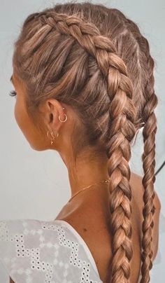 Preppy Hairstyles, Hairstyle Examples, Greasy Hair, Beautiful Braided Hair, Greasy Hair Hairstyles, Hair Ponytail Styles, Ponytail Styles, Easy Hairstyles For Long Hair, Braids For Long Hair