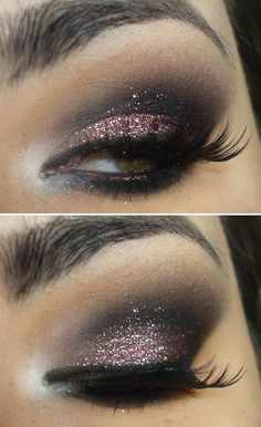 Good Makeup Brands Green Smokey Eye, Smokey Eyes, Cat Eyes, Foto Art, Kiss Makeup, Glitter Eyeshadow, Makeup Tutorials, Eye Make, Gorgeous Makeup