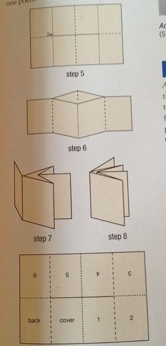 an open book with instructions on how to make origami boxes