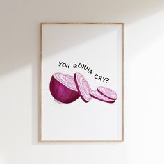 "🧅 Add a touch of humor and whimsy to your kitchen and bar with our \"You Gonna Cry?\" Fun Kitchen and Bar Poster featuring a funny onion wall art design. This printable artwork is perfect for bar cart decor, adding a modern and quirky vibe to your kitchen space. 🤣 Fun Kitchen and Bar Poster with the humorous quote 'You Gonna Cry?' 🤣 🎨 Onion Wall Art for a unique and modern kitchen ambiance 🎨 🖼️ Printable Artwork suitable for bar cart decor, dining rooms, and more 🖼️ 🎁 Ideal gift for foodies, pasta lovers, and those who appreciate quirky decor 🎁 ⬛️ Digital Download ✦Files are available automatically after purchase ✦Easy to print from home or local print shop ✦All files are in high resolution (300 DPI) JPG format. ⬛️ You will receive: 1 PDF file (You can easily download and access Cute Kitchen Art, Kitchen Posters Printable, Modern Kitchen Art, Cart Decor, Bar Poster, Fun Kitchen, Eclectic Kitchen, Cool Wall Decor, Quirky Decor