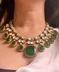 Fine Gold Finish Emerald Green Doublet Stones Uncut Moissanite Polki Kundan Wedding Jewelry Necklace Set with Earrings Sabyasachi Jewelry Stunning and gorgeous, Uncut Polki studded very fine quality Sabyasachi necklace with matching earrings Colored stones are Doublet stones Earrings length: Approx 2.5 inches Earrings Closure: Pushback Necklace Closure: Adjustable Cord Highest quality and craftsmanship Please let me know if you have any questions Fine Gold Finish Emerald Green Doublet Stones Uncut Moissanite Polki Kundan Wedding Jewelry Necklace Set with Earrings Sabyasachi Jewelry Wedding Jewelry Necklace, Sabyasachi Jewelry, Necklace Closure, Necklace Set With Earrings, Stones Earrings, Neck Pieces Jewelry, Sabyasachi Jewellery, Fancy Jewelry Necklace, Polki Jewellery