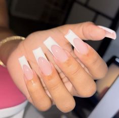 White Tip Acrylic Nails, Recipes Cookies, Baking Recipes Cookies, White Tip, Kawaii Nails, Birthday Nails, Pretty Acrylic Nails, Nail Tech, Long Nails