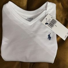 V T-Shirt Polo Cheap Ralph Lauren Short Sleeve T-shirt, Lauren White, Bear T Shirt, Polo Shirt Women, Sleeveless Tshirt, Knit Shirt, T-shirt Polos, Boys Shirts, White T Shirt