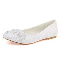 JJ's House Rhinestone Lace Women's Flat Heel Wedding Fall Spring Wedding Flats Bridal Shoes Junior Bridesmaid Shoes Elegant Satin Slip On Round Toe Wedding Shoes. #JJ's House #Rhinestone #Lace #Women's #FlatHeel #Wedding #Fall #Spring #WeddingFlats #BridalShoes #JuniorBridesmaidShoes #Elegant #Satin #SlipOn #RoundToe #WeddingShoes Bridal Flats Shoes, White Lace Flats, Lace Wedding Shoes, Ivory Flats, Elegant Wedding Shoes, Wedding Shoes Lace, Bridal Women, Lace Flats, Fashion Beads