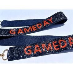 Game Day Just Got A Little Bit More Fashionable With This Gameday Beaded Purse Strap! Make A Literal Statement With This Beaded Purse Accessory And You'll Be Sure To Be The Style Mvp. With A Quick Snap, You Can Add A Bit Of Bling To Your Bag And Be Ready To Cheer On Your Team! Go Team! This Is For The Strap Only. No Bag Included. Strap: Approximately 1 5/8" Wide And 44" Long. All Items Come From Non Smoking Home. Follow Rhinestone Gal Boutique On Facebook. Www.Rhinestonegal.Com Game Day Bag Straps, Beaded Purse Strap, Black Quilted Bag, Fendi Pink, White Crossbody Bag, Go Team, Brighton Bags, Michael Kors Crossbody Bag, Vera Bradley Purses