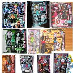 the monster high school dolls are in their original packagings and have been sold for over $ 1 million dollars