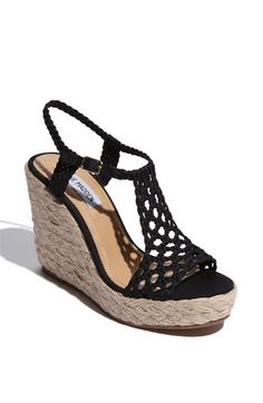 wedges Cute Wedges, Summer Wedges, Shoe Gallery, Kinds Of Shoes, Black Wedges