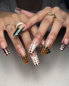 French Tips Chrome, Chrome Y2k, Classy Fall Nails, Punk Nails, Fall Nail Trends, Grunge Nails, Crazy Nails, Acrylic Nails Coffin Pink