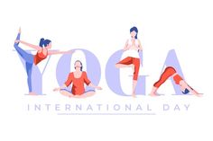 women doing yoga poses in the shape of letters