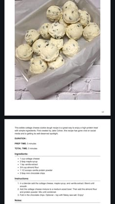 the recipe for blueberry muffins is shown in an image above it's description