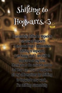 a poem written in the style of harry potter's hogwarts with an image of