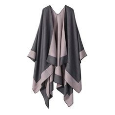 Welcome to WXYSMKILA,where we have a lot of affordable,cheap and beautiful clothes!If you want to enter our store,click on the purple word!!! Size: One Size Width: 135cm/53.15'' Length: 155cm/61.02'' Womens Color Blocking Autumn Winter Windproof Warm Cloak Shawl Shawl Cardigan Shawl Features: Made of materials, durable and suitable for your everyday wear Fashion and fashion make you more attractive Great for parties, everyday, the beach, I'm sure you'll love it! A scarf shawl is more than a fash Open Front Poncho, Cardigan Shawl, Cape Scarf, Simple Scarf, Poncho Cardigan, Shawl Cardigan, Dark Grey Color, Women Shawl, Poncho Cape