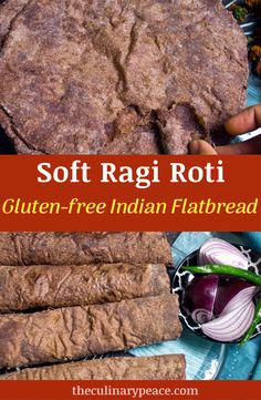 Make this gluten-free, iron rich healthy Indian flatbread made of finger millet flour also known as ragi flour. This ragi roti or ragi rotti is a traditional Karnataka recipe that can be packed for lunchbox as it stays soft for hours. One of the best ragi recipes to make. #ragiroti #ragirecipes Healthy Roti, Ragi Roti, Karnataka Recipes, Ragi Recipes, Office Meals, Ragi Flour, Hearty Recipes, Gluten Free Flatbread, Indian Vegan